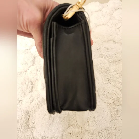 Valentino Orlandi Black Crossbody Bag with Gold Chain - Picture 5 of 9